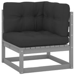 VidaXL 805717 banc de jardin Bois, Tissu, Polyester