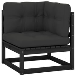 VidaXL 805719 banc de jardin Bois, Tissu, Polyester