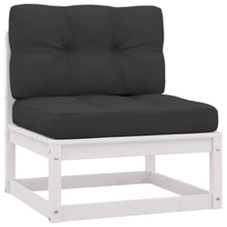 VidaXL 805721 banc de jardin Bois, Tissu, Polyester