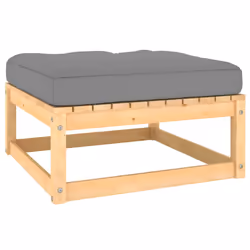 VidaXL 805725, Bois, Tissu, Polyester, 110 kg, Adultes et enfants, 8 cm, 70 cm, 70 cm
