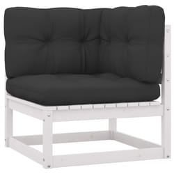 VidaXL 805726 banc de jardin Bois, Tissu, Polyester