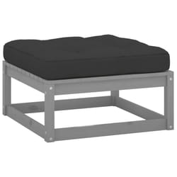 VidaXL 805727 banc de jardin Bois, Tissu, Polyester