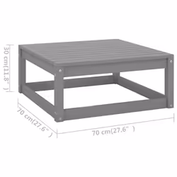 VidaXL 805727 banc de jardin Bois, Tissu, Polyester - Vue supplémentaire 7