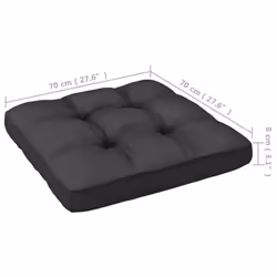 VidaXL 805727 banc de jardin Bois, Tissu, Polyester - Vue supplémentaire 8