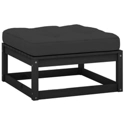 VidaXL 805729 banc de jardin Bois, Tissu, Polyester