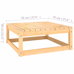 VidaXL 805740 banc de jardin Bois, Tissu, Polyester - Vue supplémentaire 8