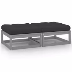 VidaXL 805742, Bois, Tissu, Polyester, Adultes et enfants, 700 mm, 700 mm, 300 mm, 8 cm