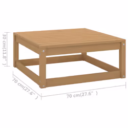 VidaXL 805743 banc de jardin Bois, Tissu, Polyester - Vue supplémentaire 7