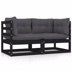 VidaXL 805749, Bois, Tissu, Polyester, Adultes et enfants, 8 cm, 70 cm, 70 cm