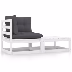 VidaXL 805751, Bois, Tissu, Polyester, Adultes et enfants, 8 cm, 70 cm, 70 cm