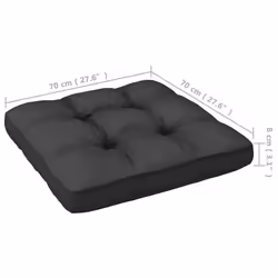 VidaXL 805754 banc de jardin Bois, Tissu, Polyester - Vue supplémentaire 8