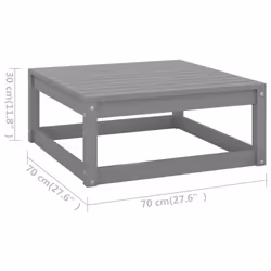VidaXL 805762 banc de jardin Bois, Tissu, Polyester - Vue supplémentaire 7