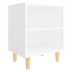 VidaXL 805779 Table de nuit et table de chevet Blanc