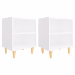 VidaXL 805780, Blanc, Bois, 400 mm, 300 mm, 500 mm, 2 pièce(s)