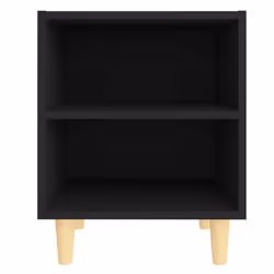 VidaXL 805781 Table de nuit et table de chevet Noir - Vue supplémentaire 4