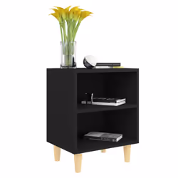 VidaXL 805782 Table de nuit et table de chevet Noir