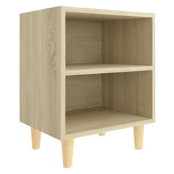 VidaXL 805785 Table de nuit et table de chevet Chêne