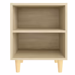 VidaXL 805785 Table de nuit et table de chevet Chêne - Vue supplémentaire 4