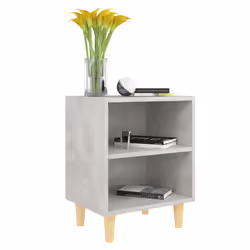 VidaXL 805787 Table de nuit et table de chevet Couleur du béton