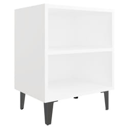 VidaXL 805798 Table de nuit et table de chevet Blanc
