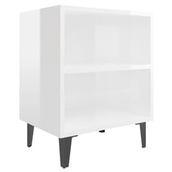 VidaXL 805809 Table de nuit et table de chevet Blanc