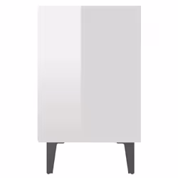 VidaXL 805809 Table de nuit et table de chevet Blanc - Vue supplémentaire 5