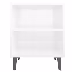 VidaXL 805810 Table de nuit et table de chevet Blanc - Vue supplémentaire 5
