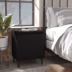 VidaXL 805836 Table de nuit et table de chevet Noir