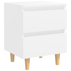 VidaXL 805851 Table de nuit et table de chevet Blanc
