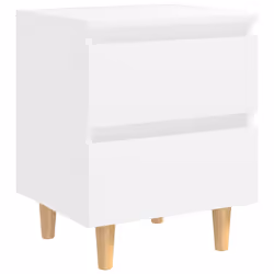 VidaXL 805852 Table de nuit et table de chevet Blanc