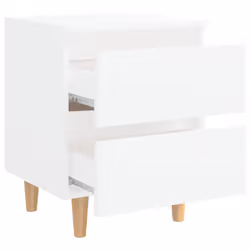 VidaXL 805852 Table de nuit et table de chevet Blanc - Vue supplémentaire 6