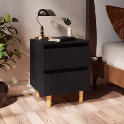 VidaXL 805853 Table de nuit et table de chevet Noir