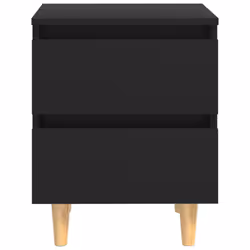 VidaXL 805853 Table de nuit et table de chevet Noir
