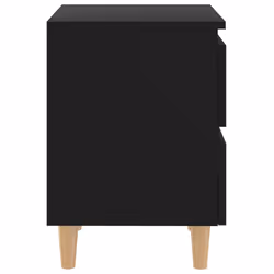 VidaXL 805853 Table de nuit et table de chevet Noir - Vue supplémentaire 4
