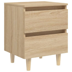 VidaXL 805857 Table de nuit et table de chevet Chêne