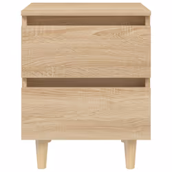 VidaXL 805858 Table de nuit et table de chevet Chêne - Vue supplémentaire 4