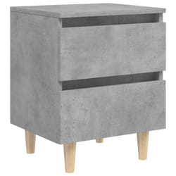 VidaXL 805859 Table de nuit et table de chevet Couleur du béton
