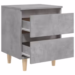 VidaXL 805859 Table de nuit et table de chevet Couleur du béton - Vue supplémentaire 5