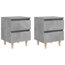 VidaXL 805860 Table de nuit et table de chevet Couleur du béton