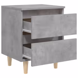 VidaXL 805860 Table de nuit et table de chevet Couleur du béton - Vue supplémentaire 6