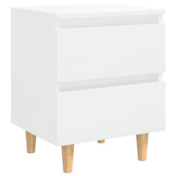VidaXL 805863 Table de nuit et table de chevet Blanc