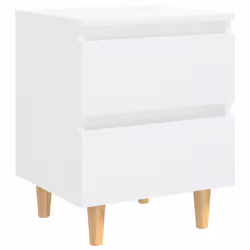 VidaXL 805864 Table de nuit et table de chevet Blanc