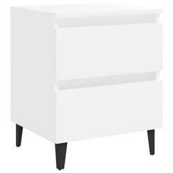 VidaXL 805869 Table de nuit et table de chevet Blanc