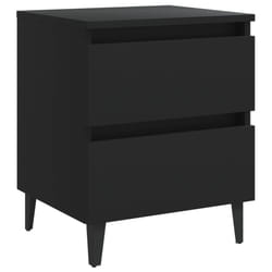 VidaXL 805871 Table de nuit et table de chevet Noir