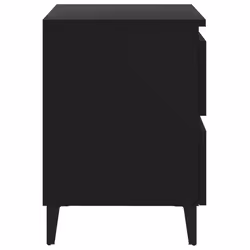 VidaXL 805871 Table de nuit et table de chevet Noir - Vue supplémentaire 3
