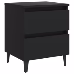 VidaXL 805872 Table de nuit et table de chevet Noir