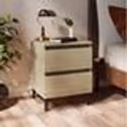 vidaXL Table de chevet chêne sonoma 40x35x50 cm bois d'ingénierie - TU