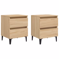 VidaXL 805876, Chêne, Bois, 400 mm, 350 mm, 500 mm, 2 pièce(s)
