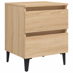 VidaXL 805876 Table de nuit et table de chevet Chêne