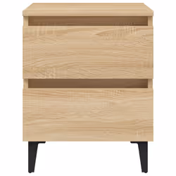 VidaXL 805876 Table de nuit et table de chevet Chêne - Vue supplémentaire 4